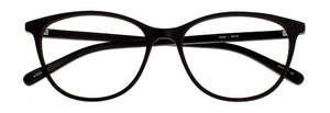 Kaiwear Eyeglasses - Nina Black Satin | RX Prescription Frames Online
